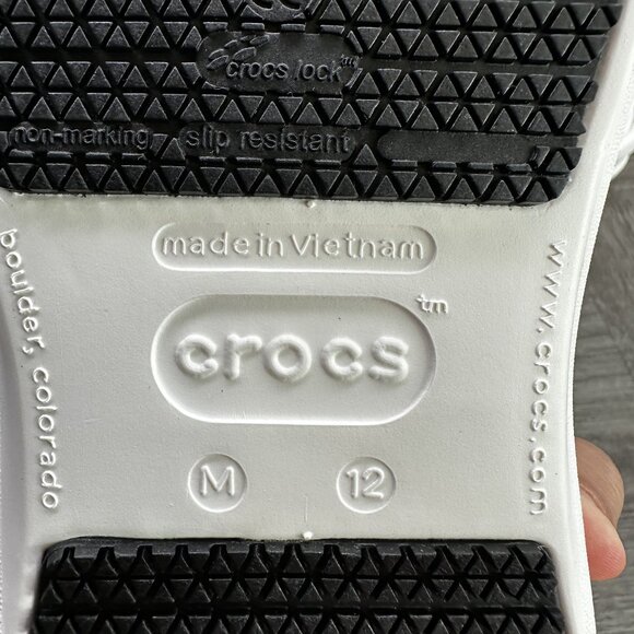 CROCS Bistro Men's size 12 White Work Clog - Picture 8 of 8
